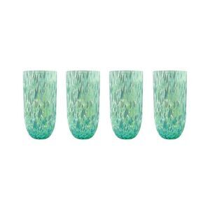 Mariposa Set Of 4 Sip Sip Confetti Drinking Glasses